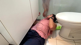 Foot Slave Stepped After Take Shower Ep 2