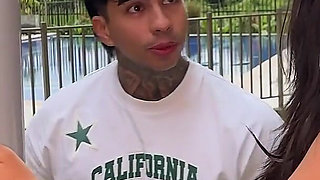 My Girlfriend Left Me Alone at Home with Her Roommate, and We Ended up Having Wild Sex in Her Living Room