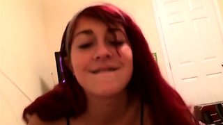 hmdt - cute girl gives mouth and throat for the pleasure of