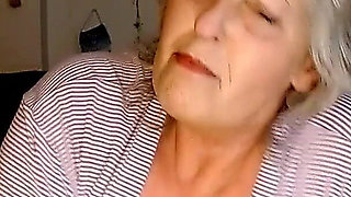 1321 Sending off a Soaked Cotton Granny Panty