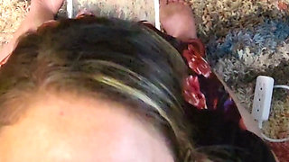 She Orgasms so Many Times Riding Her Dildo and Sucking My Cock