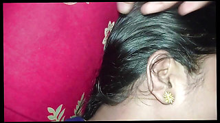 Hot Bengali Village Wife In Home, Blouse remove
