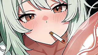 Yani Neko Chainsmoker Cat Old and Young Gangbang
