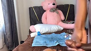 Ebony Teen's Naughty Start: Face Shot & Fist Play