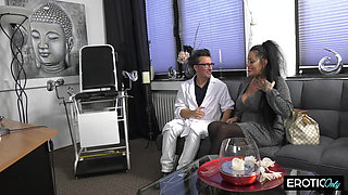 Gynecologist Doctor Dildo Prefers to Take His Cock for Examination