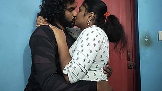 Long Lip Lock with Hot Fuck, Mallu Couple Hot Lip Lock and Sex, Top and Skirt Removal and Hot Fuck with Girl Friend