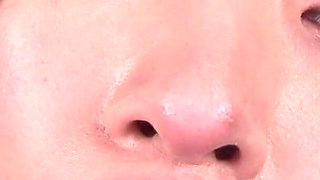 Mei Kamisaka Licks Your Face - Mouth Fetish - Japanese Saliva