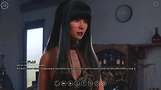 The Seven Realms 72 - Atlas Fucks Mei From Behind After Blowjob and Creampies Her
