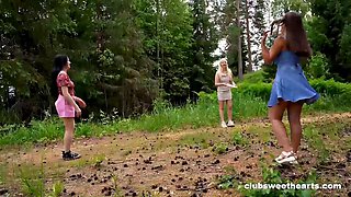 Playing Frisbee and Licking Pussy at ClubSweethearts Hazel Grace