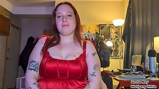 Tattooed BBW Stepsister Sasha May Craves Step-Fantasy Breeding in Taboo Roleplay POV