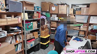 Nubile Teen Shoplifter Taylor Gets Drilled