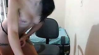 Solo webcam tranny masturbation