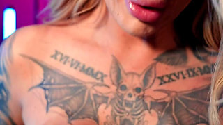 Huge Tits Jordan Millicent Covered in Cum