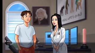 Busty Indian Teacher Fucks Student in Classroom - Summer Time Fun