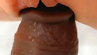 What Do Teenagers Usually Do in the Bathroom? Stretching My Tight Pussy with a Big Cock