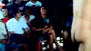 Kalimantan Indonesian Babe Strips to Dangdut Music