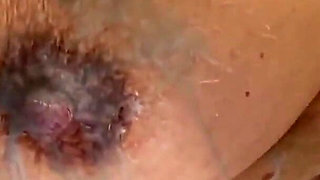 Waxing My Nipples and Pussy My First Time Play with Wax