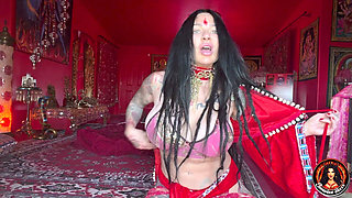 Busty Goddss Jenevieve Hexxx Belly Dances and Shows Her Amazing Curves!