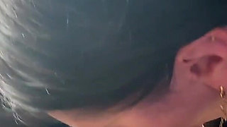 Busty Girl Car Blowjob Titfuck Ride Fingering Squirt and Double Cum in Mouth