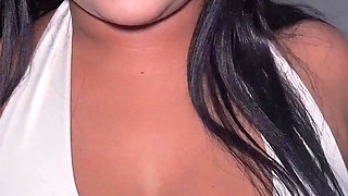 No Panties Neighbor Bellattrix Caught on the Stairs - I Fuck Her & Cum on Her Face