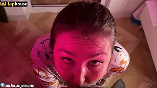 Cum in mouth for stepmom before bed