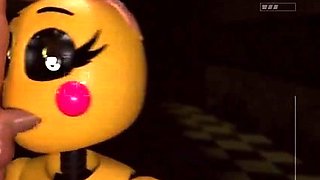 Toy Chica sucks and rides