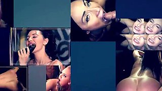 GloryholeSecrets - Tattooed Cutie Tiny Rhea Craves  Swallows Gloryhole Cum Fest