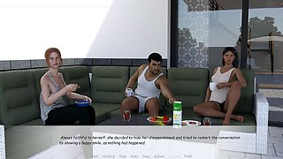 3d family story, hotwife teasing, stepbrothers wife