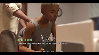 Taboo University - Beautiful Busty Ebony Teacher Gets Fucked Over Her Desk in Her Classroom. She Moans so Loudly That She Wants