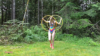 Nude and Non Nude Hooping