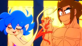 Emi Gets Rough Gym Sex with Jaco - Big Tits & Ass Hentai