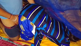 Stepmom Catches Stepbrother with Panty - Wild Bhojpuri Fun with Priya Sena
