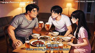 It turned out to be such a beautiful woman. She did this secretly to me... Generated by artificial intelligence.