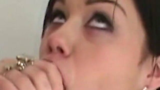 Bisexual Ladies in Uniforms Are Caught in the Act and Willingly Going Into a Threesome