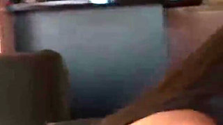 Creaming this cute brunette