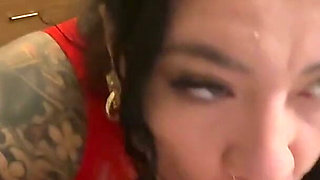 Peeping Step-uncle Gets Sloppy Seconds Blowjob