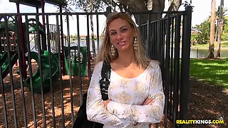 Jmac's Wild Blonde Passion in Steamy Outdoor Heat