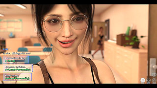 Race of Life - Brunette College Teacher Wants to Come to Her House and Give Her a Good Fucking