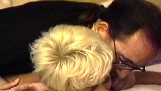 Sexy Blonde Blowjob Whore Rides Cock Hardcore