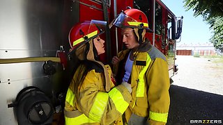 Firefighter Angela's White Hot Squirting Fuckfest With Angela White, Zac Wild - Brazzers