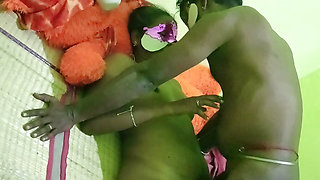 Indian couple passionate romance and enjoy