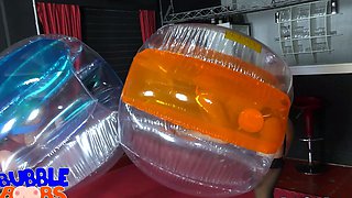 DaCada and Julia play with some huge balls!