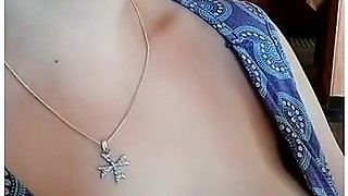 Italian Girl Licks Eats Enjoy Ice Cream Cone Plays With Tongue And Cream