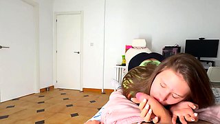I came over to play with my friend's husband when she