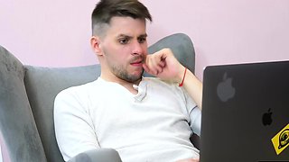 DADDYONTWINK Cute Twink Nick Moon Fucked By Dmitry Osten