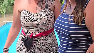 Maureen and Me Fucked Hard by Two Sports Fans on My Terrace: Big Intense Fuck