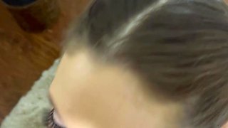 Hot amateur teen blowjob and facial HD video