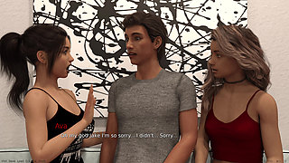 After Party - Kim Looks a Lot Like Awam Sophia - Hardcore 3 Men 1 Woman Group Sex with BBC