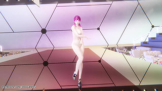 Mmd Mamamoo - Starry Night Evelynn Sexy Naked Dance League of Legends Hentai Uncensored 4K 60fps