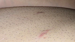 Step mom handjob step son with low erection for fun